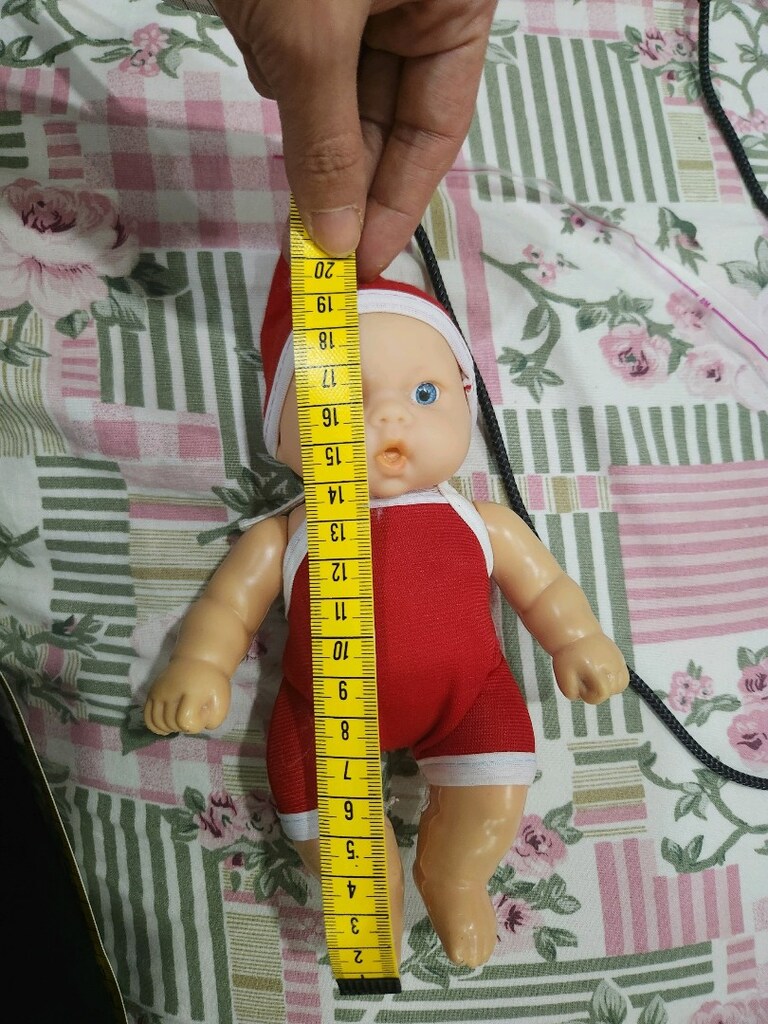 YENİ ŞİMŞEKTOYS 20 CM OYUNCAK ROZA BEBEK - 7