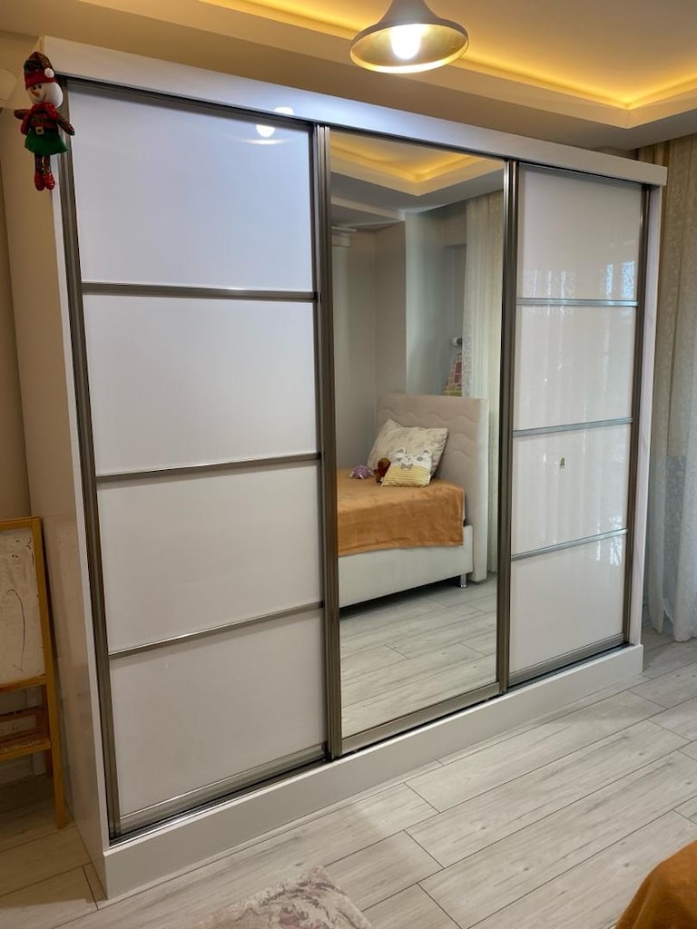 ÖZEL ÖLÇÜ MARANGOZ YAPIMI MDF GARDIROP - 5