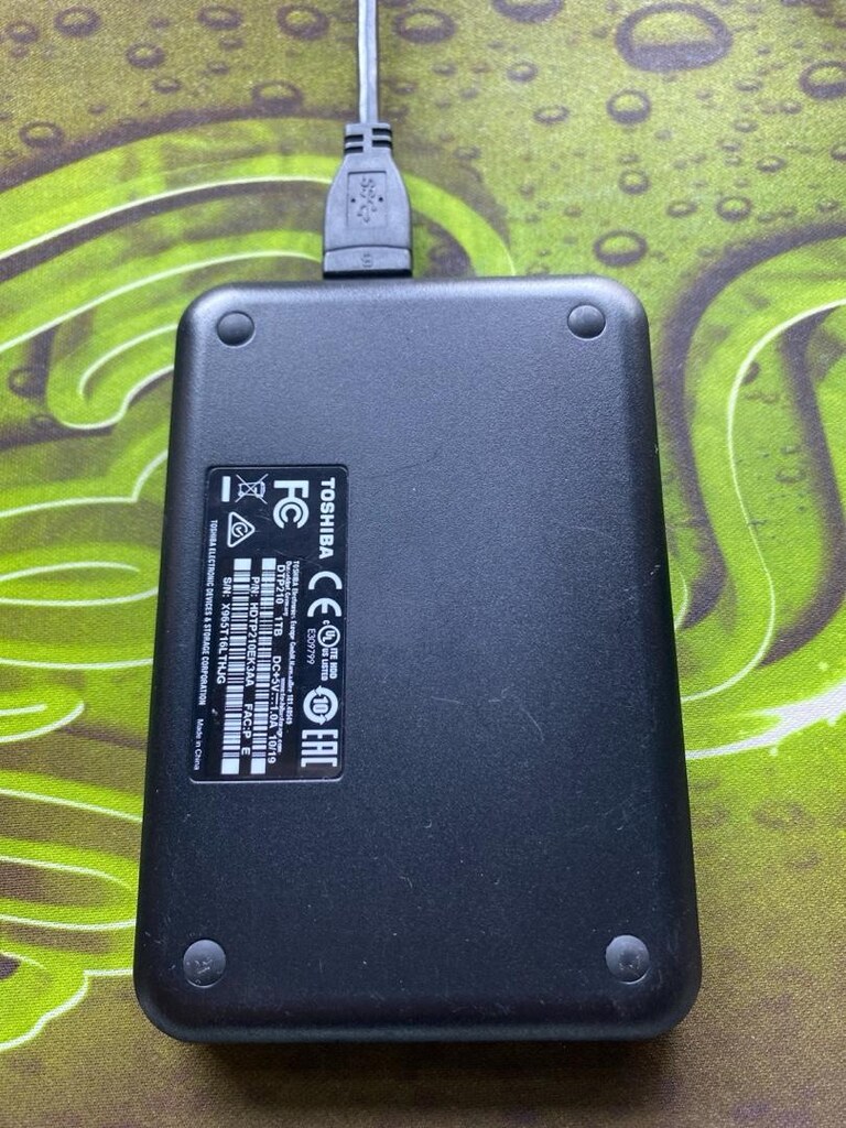 TOSHIBA MQ04UBF100:1000,2 GB DTP210 1TB Portaple Taşınabilir Hdd Disk - 6