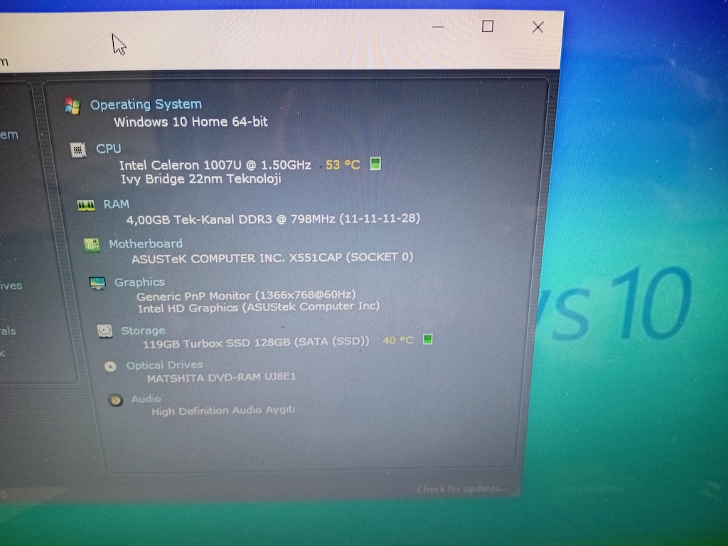 Asus dizüstü leptop bilgisayar notebook // Konya - 8