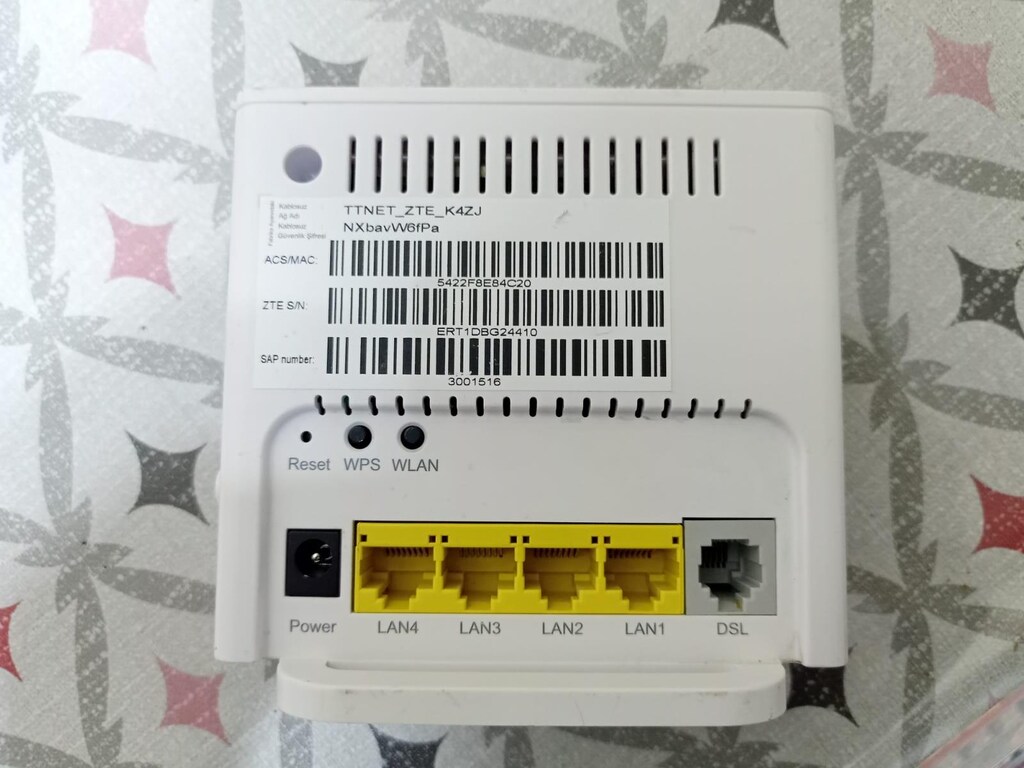 ZTE ZXHN H108N ADSL MODEM - 2