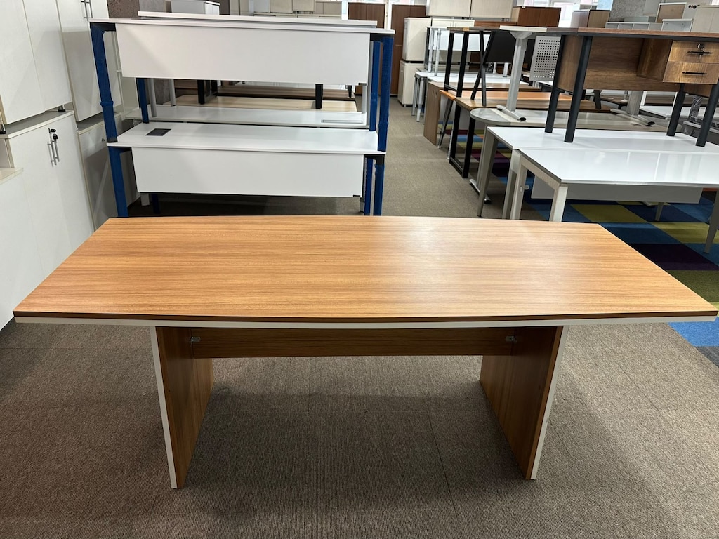 KLAS OFİS ÜSKÜDAR 180x70 cm MARBELLA KİRAZ TOPLANTI MASASI - 2