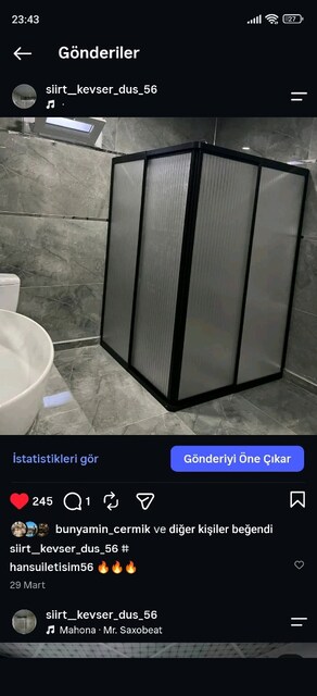 imalattan duşakabin