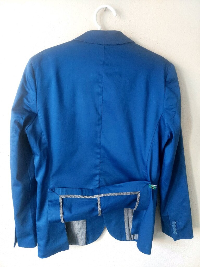 Collezione man Saks mavi blazer ceket - 5