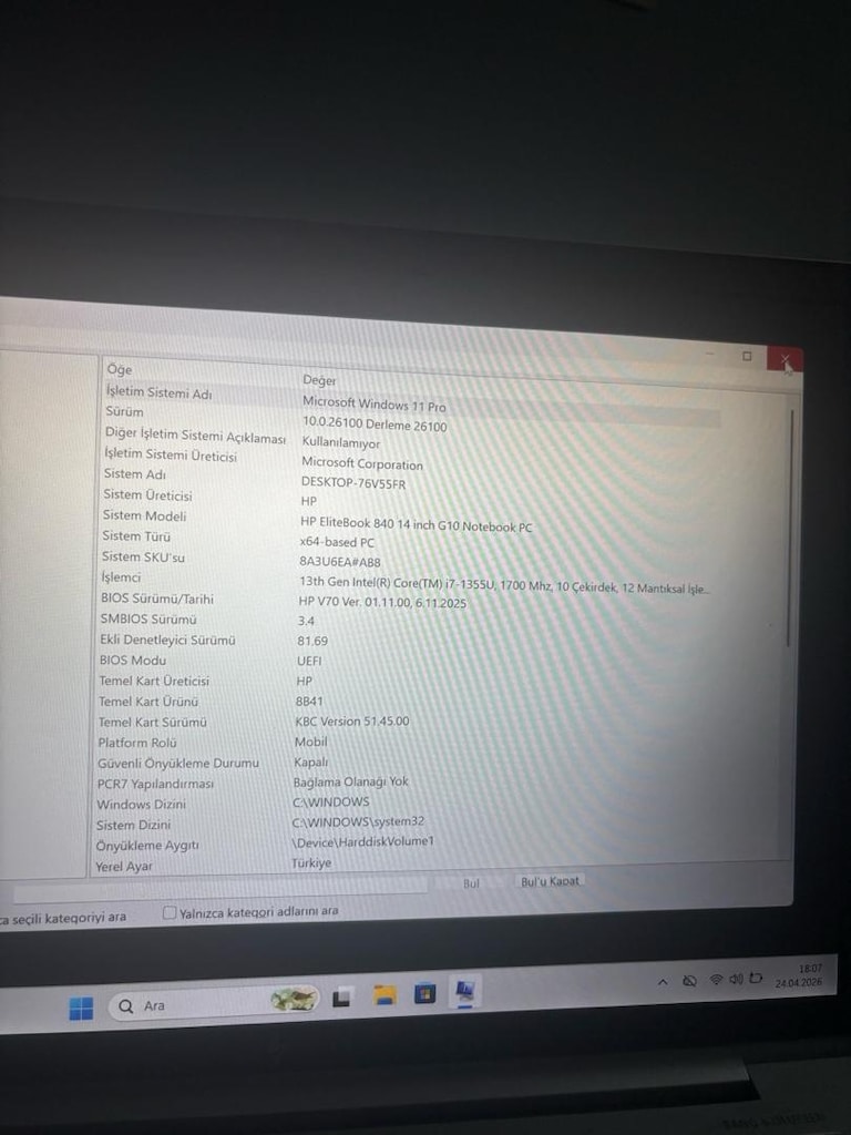 HP EliteBook 840 G10 | i7-1355U | 32 GB RAM | 1 TB NVMe SSD | Windows - 4
