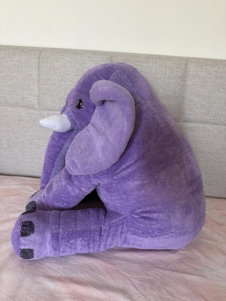Mor Peluş fil - 3