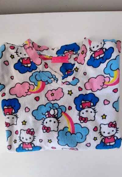 HELLO KİTTY Polar Sweat•Body•Ev Giyim 7-8-9-10 Yaş İçin Uygun •Yepyeni
