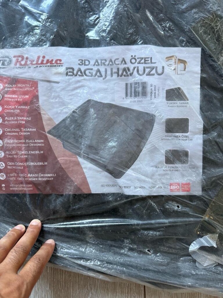 Toyota corollla elemana rizline 3D bağaş paspası - 4
