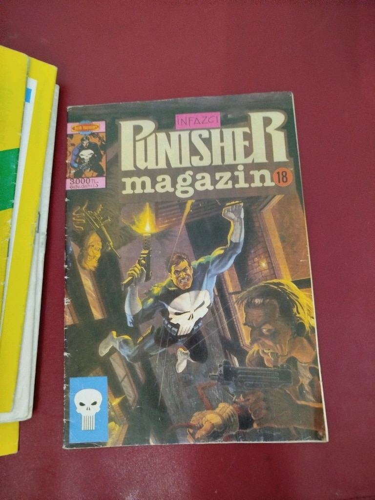 PUNİSHER, fasikül 1-18 takım, Alfa Yayınları,nadir - 10