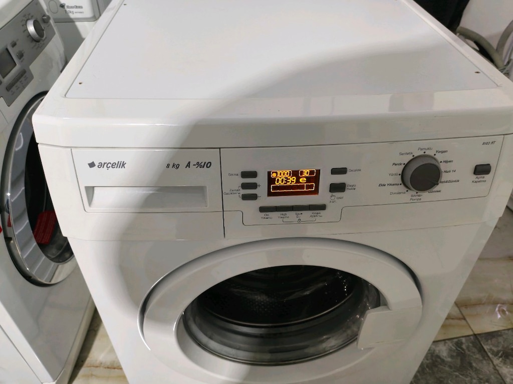 Arçelik 8 kg A+++ enerji 1000 devir çok temiz çamaşır makinesi - 5
