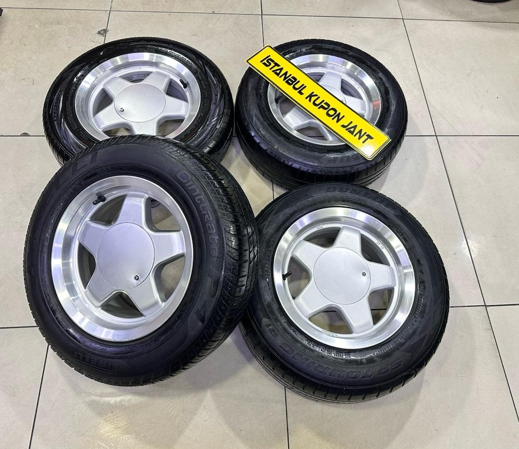 jant lastik takımı Cms40 Aynalı Slk sıfır ayarında hatasız Tofaş çelik - 3