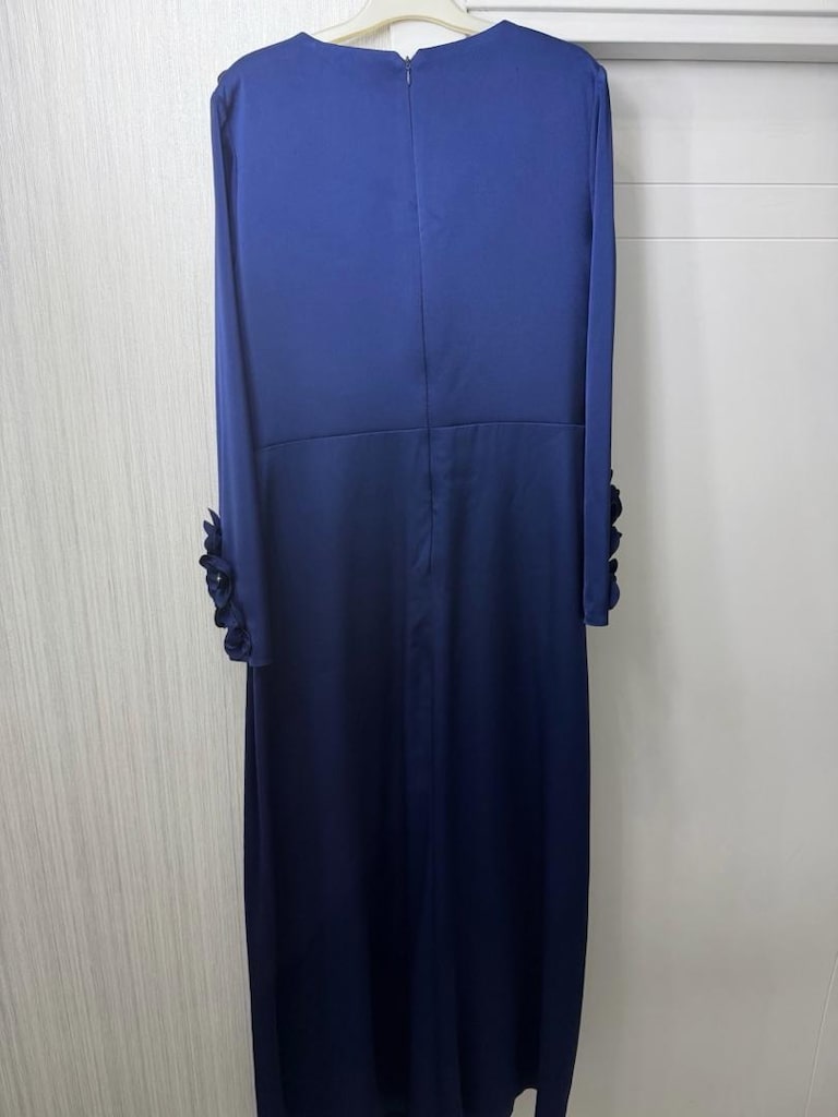 SIFIR KREP SATEN ABİYE 42 BEDEN KALİTELİ - 7