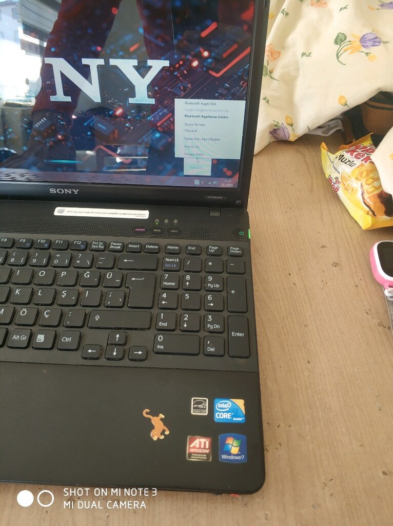 Sony vaio i3 işlemci 6 GB Bluetooth kozmetik sıfır ayarında temiz lapt - 11