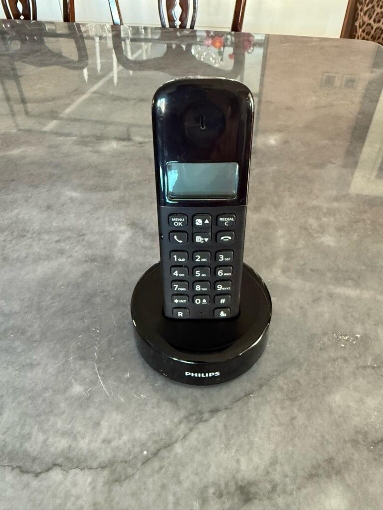 Philips D130 Telsiz Telefon – Adaptör ve Kablo Dahil, Tam Set - 4