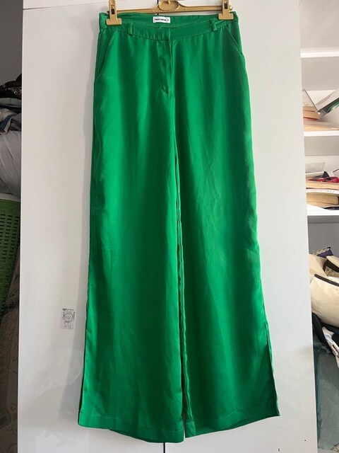 40 beden saten bayan pantolon