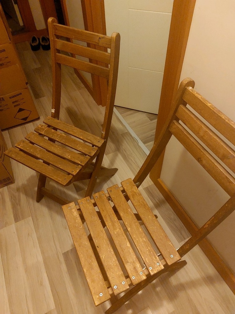 katlanabilir dış mekan ahşap sandalye - 10