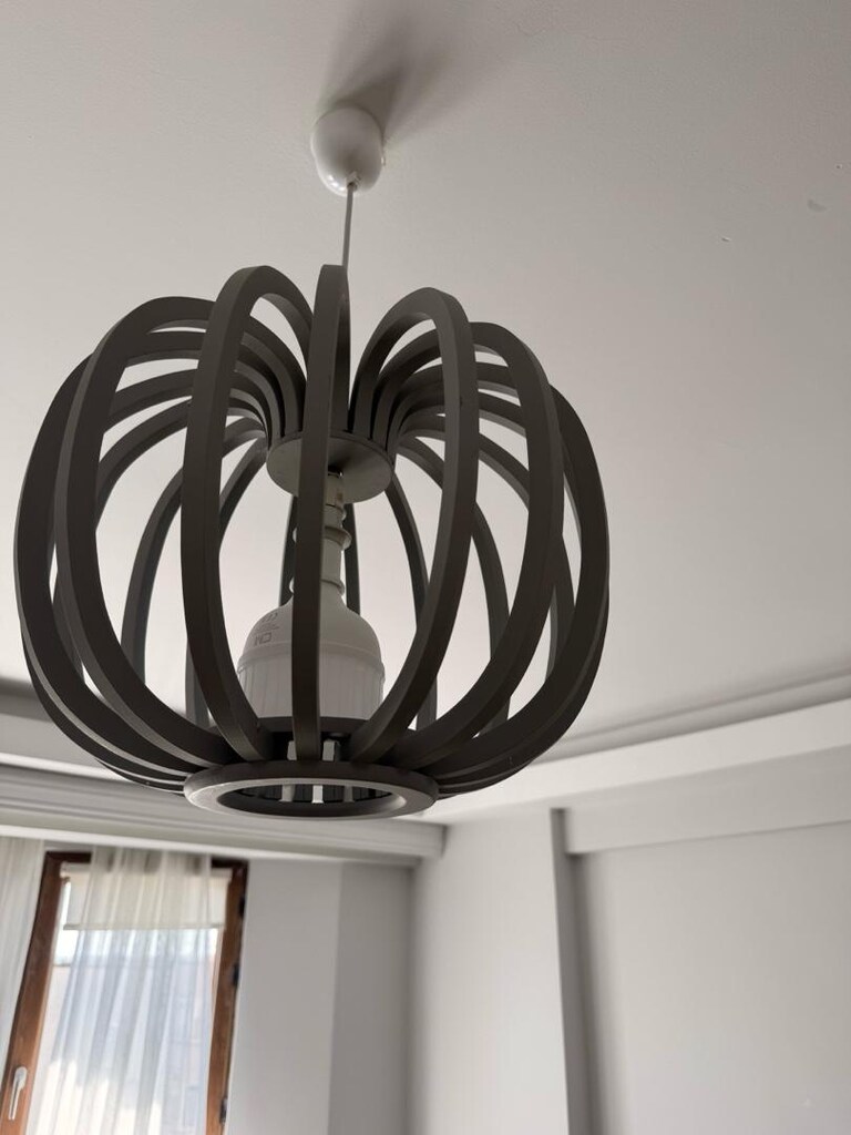 tepe home ahşap avize 2 adet - 4