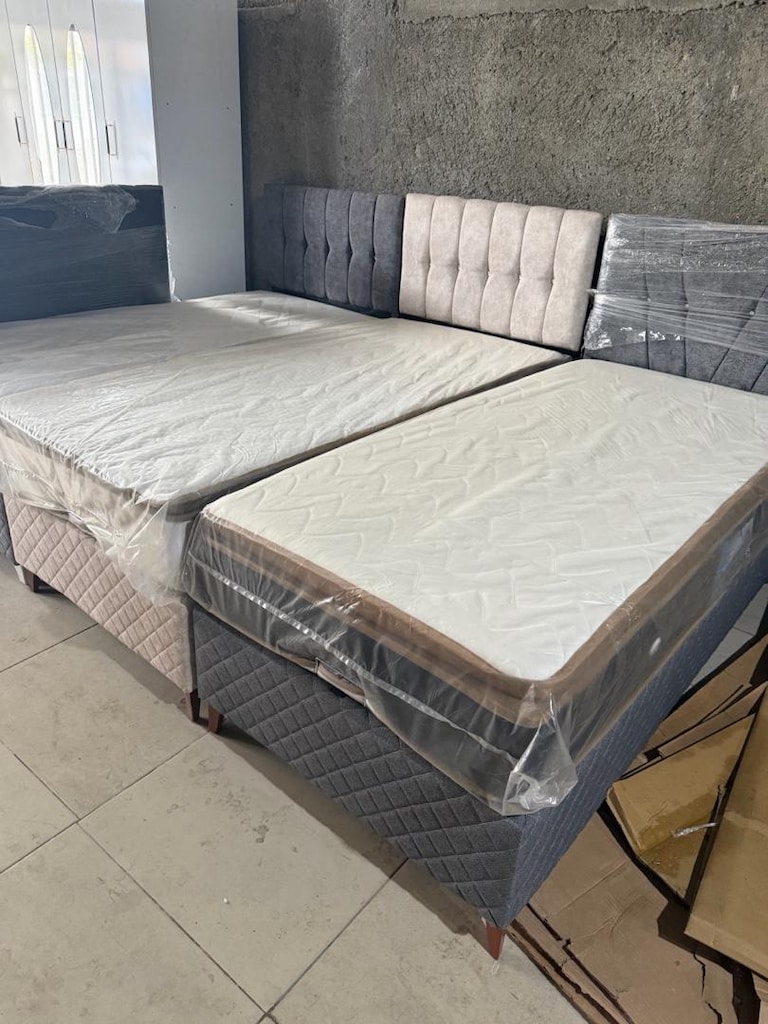 sıfır lüks tek kişilik baza başlık yatak - 4