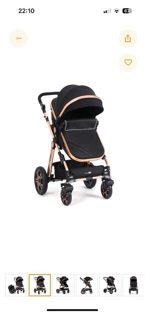 canyon travel sistem bebek arabası ve puset - 9