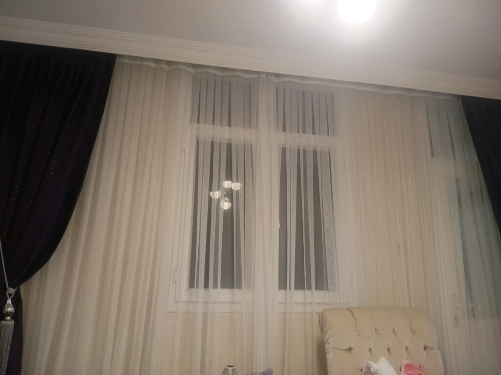 4 metre 20 cm enınde 2metre 55 cm boyunda yenı tul perde - 9