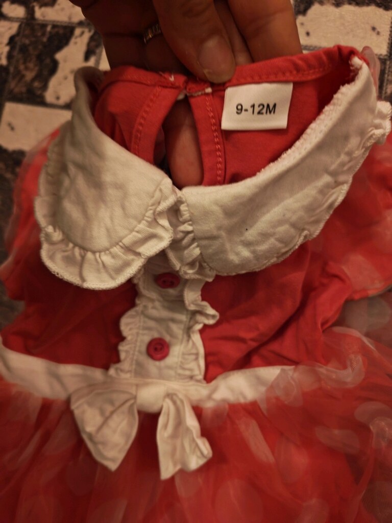minnie mouse kostüm takım bebek - 3