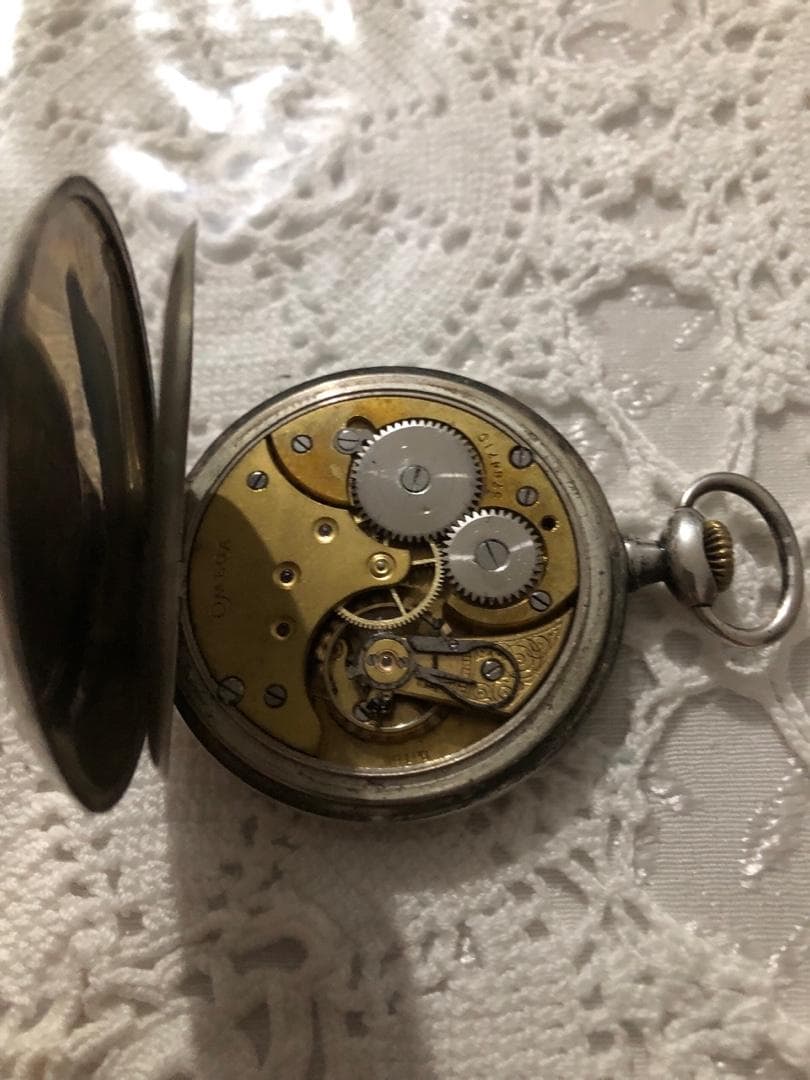 gümüş kasa omega cep saati herşey açıklamada yazıyor - 5