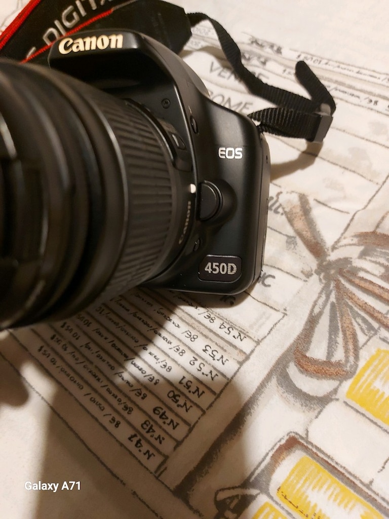 CANON EOS 450D + 18-55mm Lens“DSLR fotoğraf makinesi”sıfır ayarında - 5