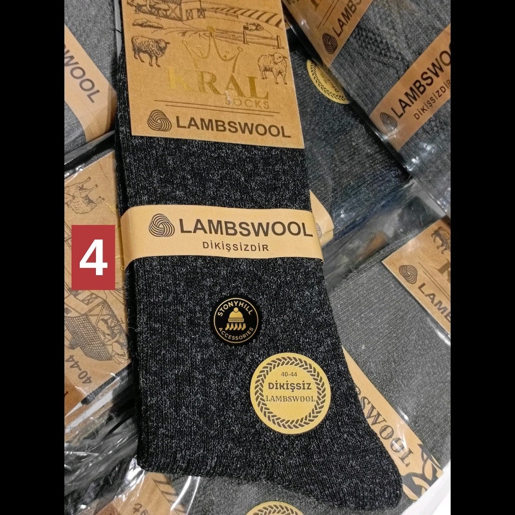 Toptan Çorap Lambswool Kışlık Premium Çorap - 9