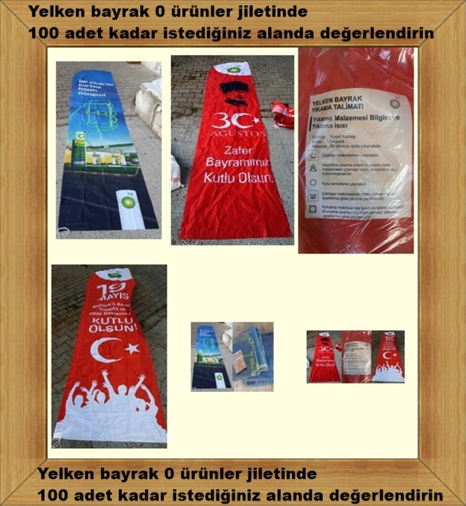 Atatürk Bayrak Posterleri VE YELKEN FLAMALAR DETAYLARI OKUYUNUZ - 9