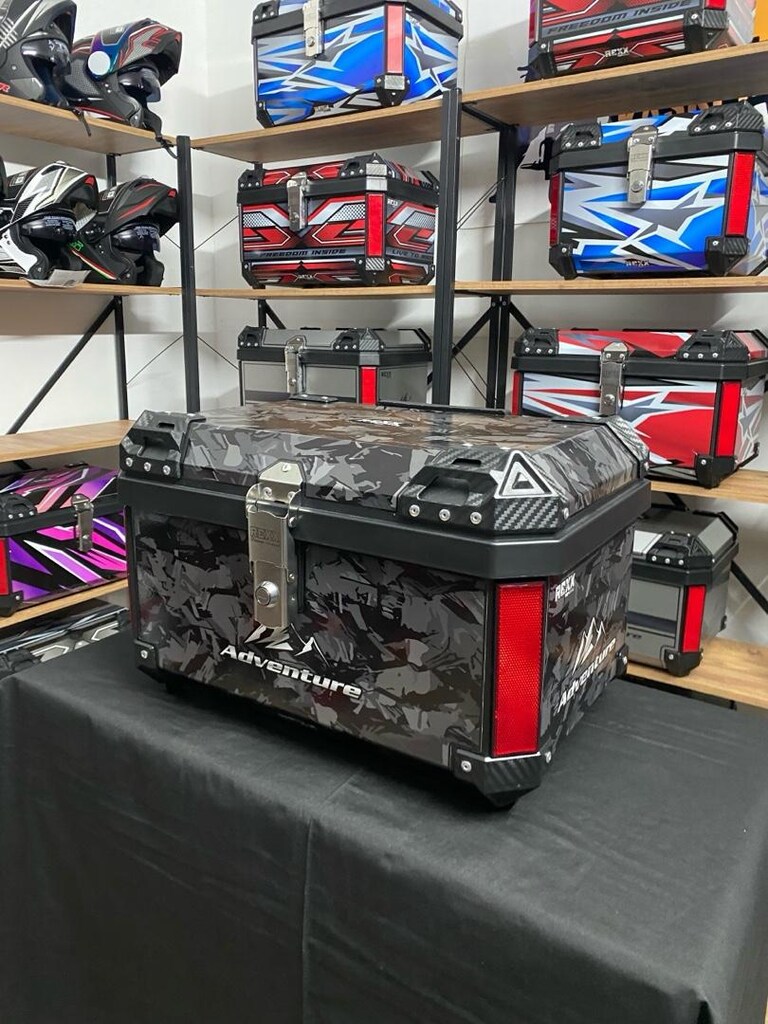 REXX 45 LİTRE ABS MOTOSİKLET ARKA ÇANTALAR ADVENTURE - 3