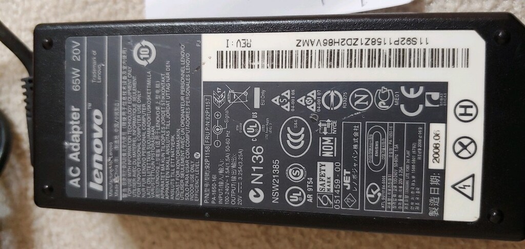 LENOVO PA-1650 - 16I ADAPTÖR - 3