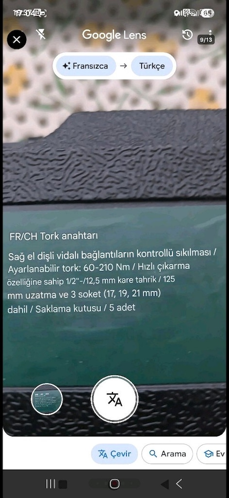 TORK ANAHTARI - 7