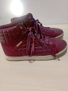 KİNETİX Bordo Bayan Sneaker - 2