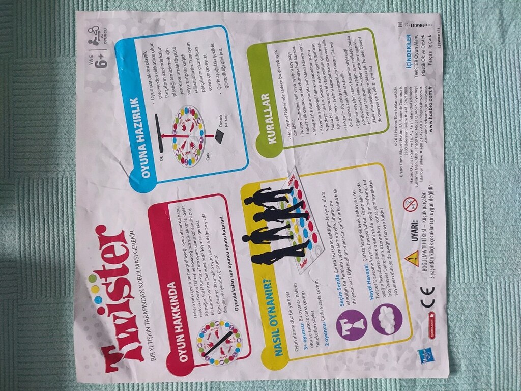 Hasbro Twister Kutu Oyunu - 3