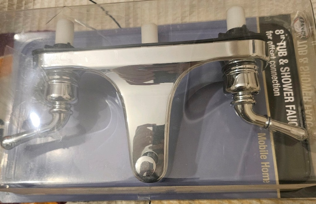 Danco 8 Home Off-Set Tub/Shower Faucet Krom Küvet & Duş Batarya - 2