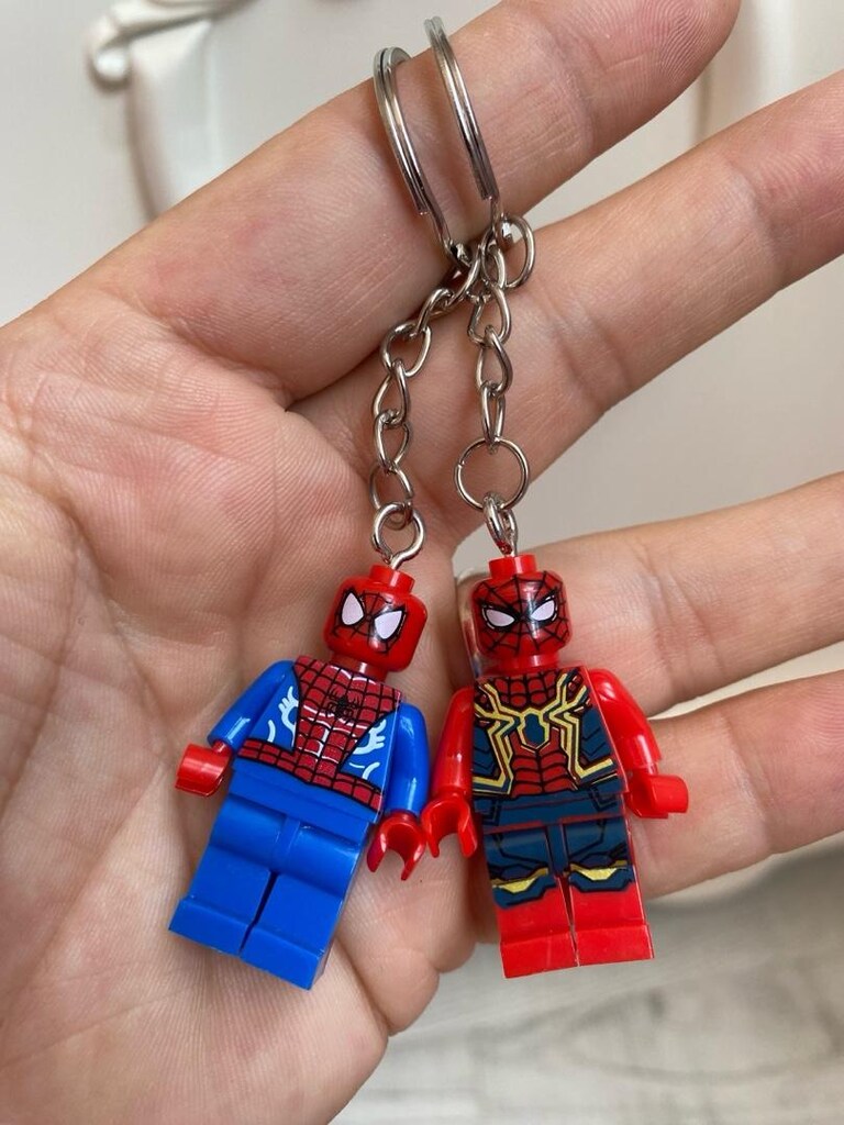 Lego Spider-Man temalı anahtarlık seti - 3