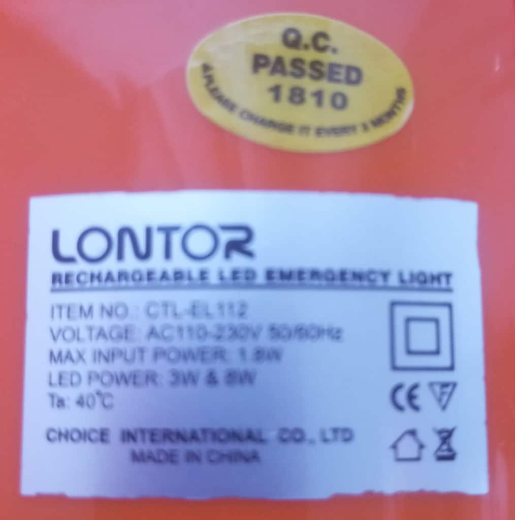 LONTOR EL112 16+6 LED Şarjlı Işıldak Fener (Yeni gibi - Yeni pil ) - 9