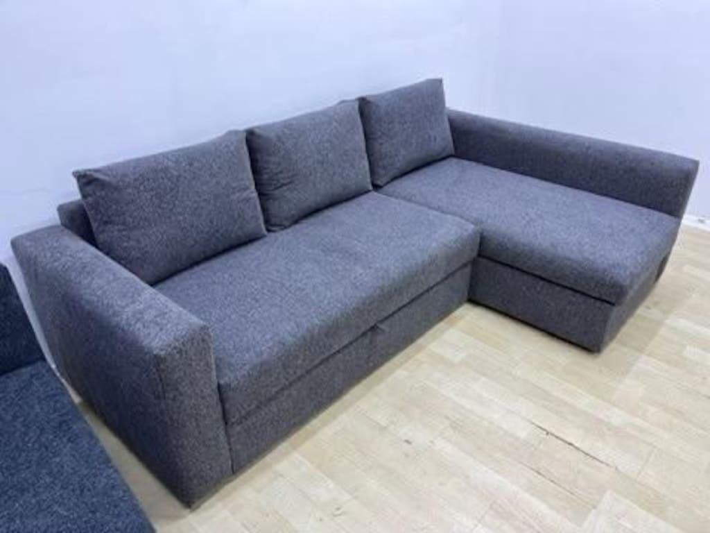 IKEA MANSTAD SIFIR KAPLAMA YATAKLI BAZALI L KÖŞE KOLTUK KANEPE - 2