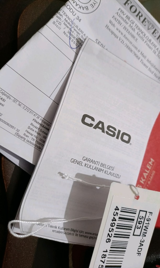 Casio kol saati - 5