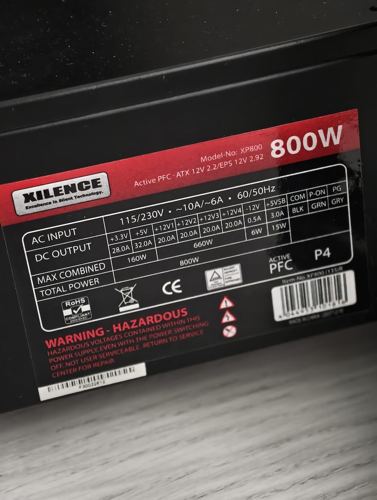 XILENCE 800 WATT PSU - POWER SUPPLY - GÜÇ KAYNAĞI - 7