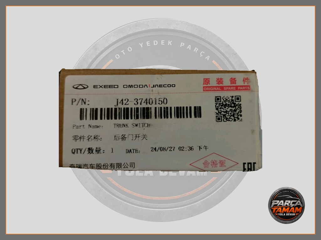 CHERY TİGGO 8 PRO TİGGO 7 BAGAJ AÇMA BUTONU BAGAJ DÜĞMESİ J423740150 - 3