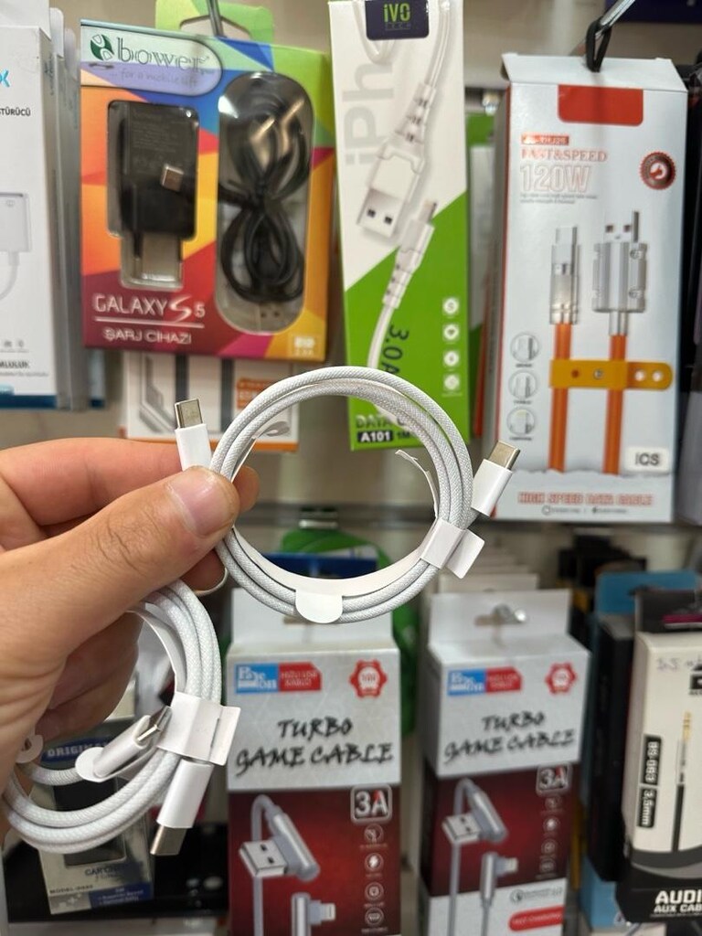teyp-ce teyp-ce şarj kablosu örgülü kampanya sadece 150 tl - 2