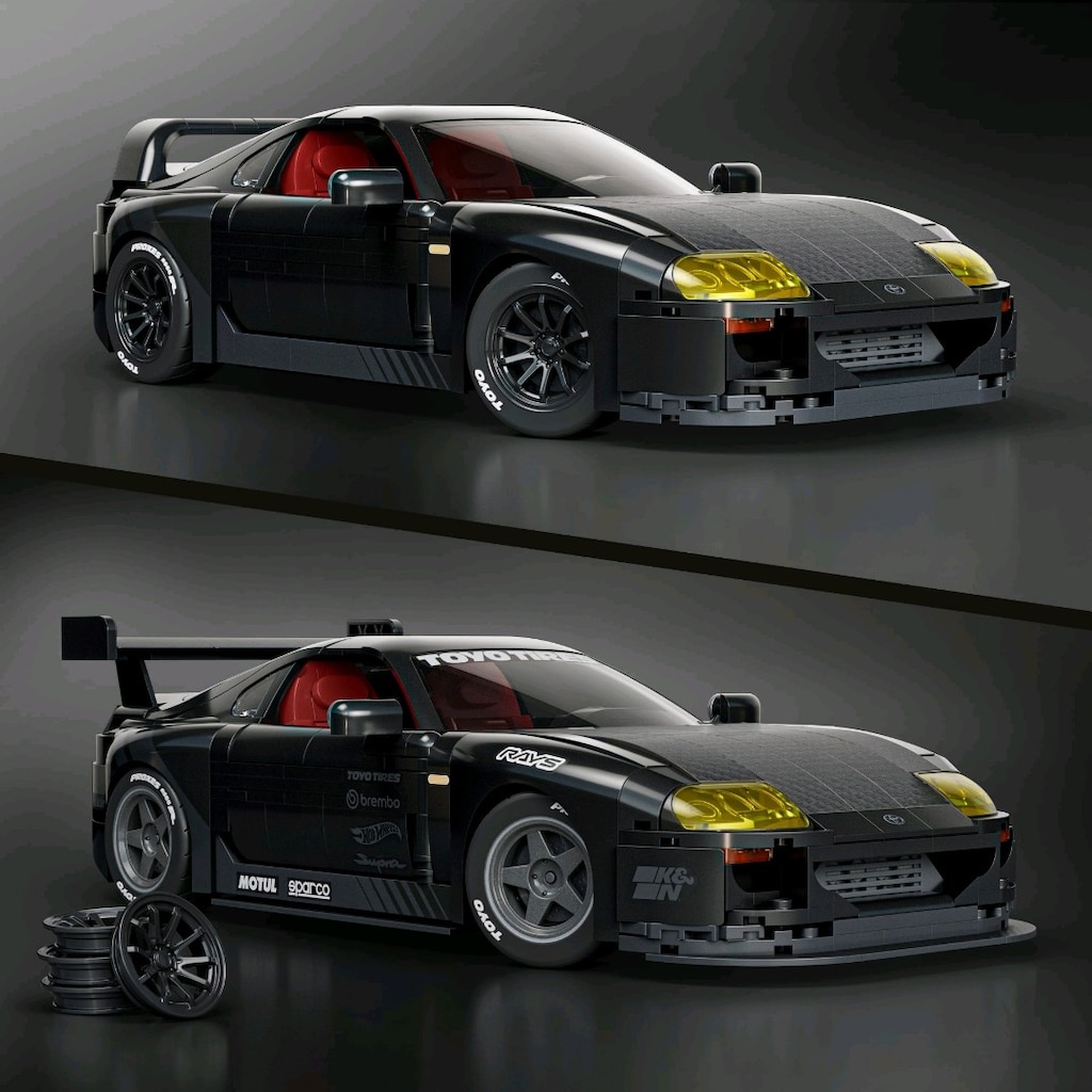 Hot Wheels '94 Toyota Supra Mkiv Yapı Oyuncağı Seti (824 Parça) - 2