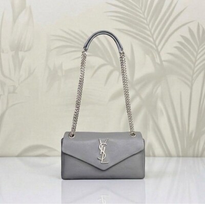 YSL (Saint Laurent) Taba Deri Zincirli Omuz Çantası
