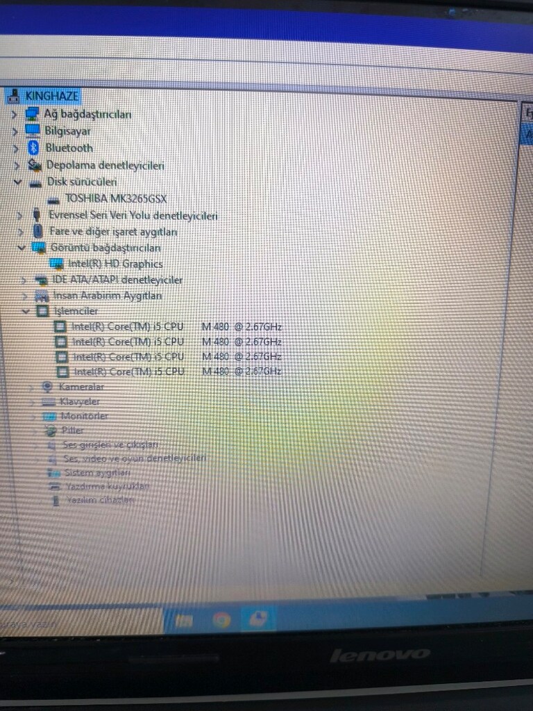 İ5 işlemci 4 GB RAM 320 GB HDD batarya durumu iyi - 3