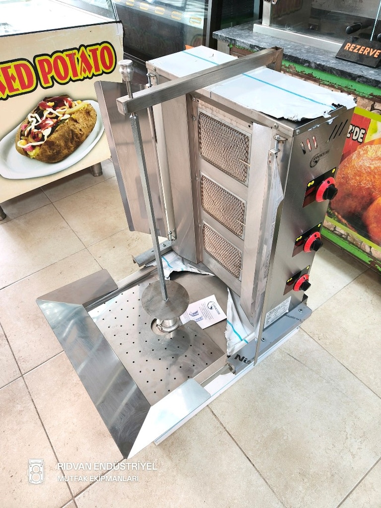 alttan motorlu döner ocağı tüplü döner ocağı motorlu döner makinası - 15