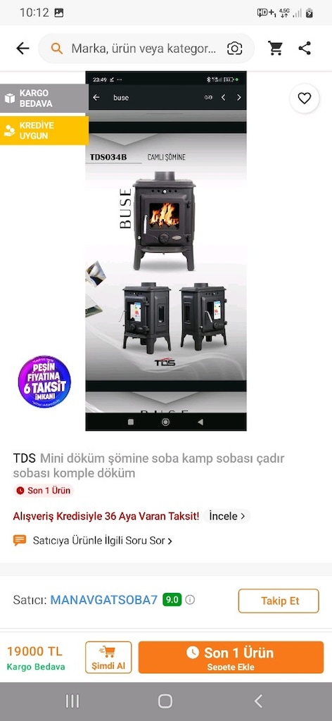 Tds buse döküm şömine - 3