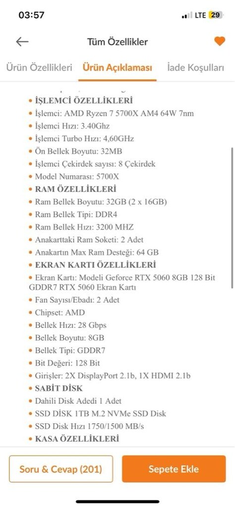 RTX 5060 resimdeki herşey dahil - 2