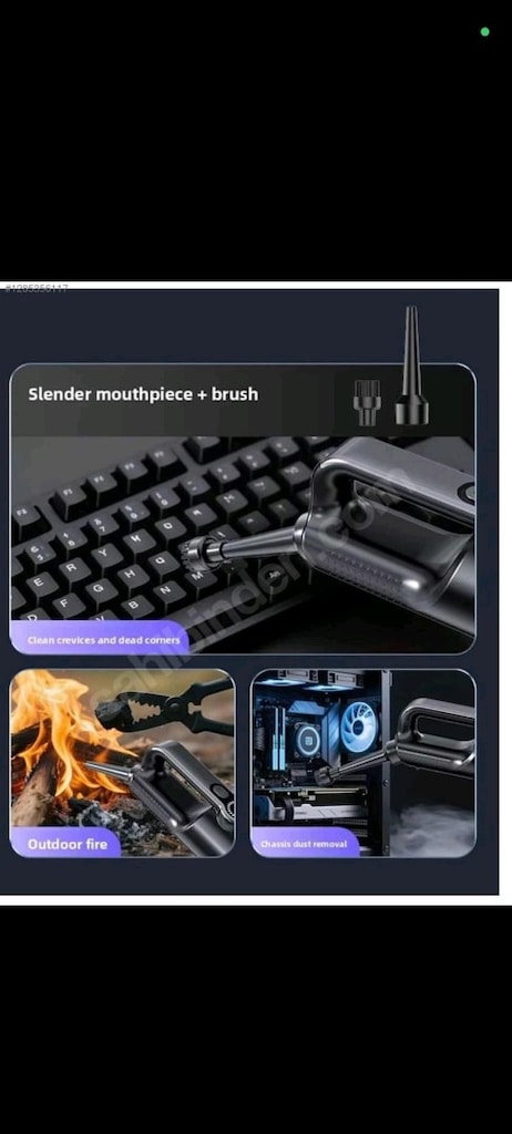 SUİTU ST-126 PLUS ÇOK İŞLEVLİ ELEKTRİKLİ SÜPÜRGE {OTO SÜPÜRGESİ} - 7