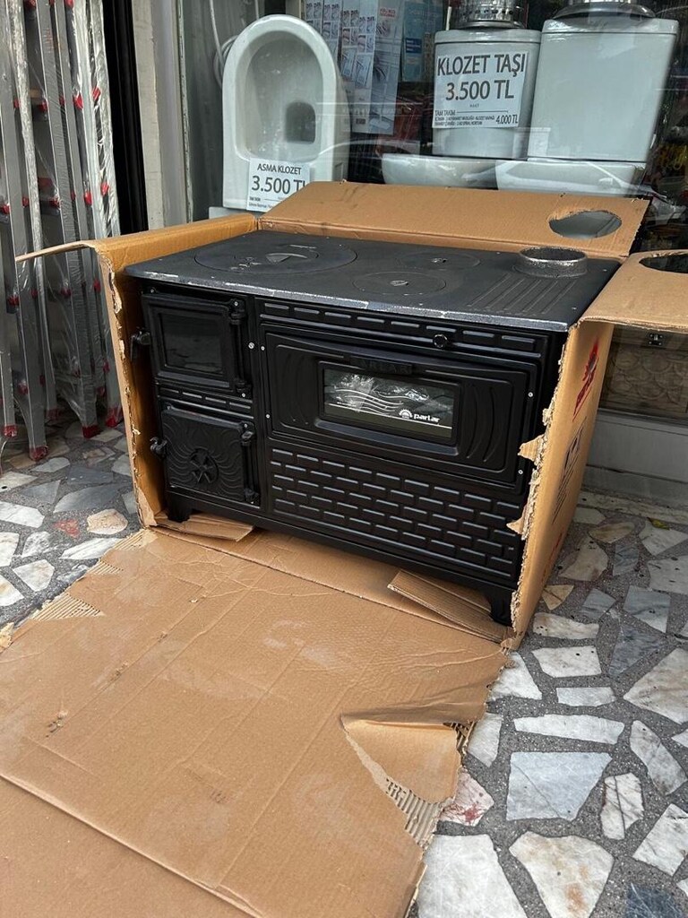 DÖKÜM KUZİNE BÜYÜK BOY 90’LIK FIRINLI SOBA - 6